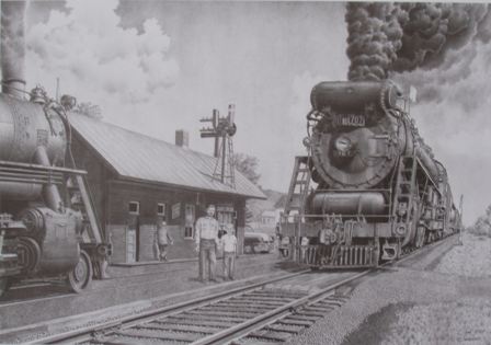 Central Vermont Railway T-3a class Texas 2-10-4<br> steam locomotive number 707